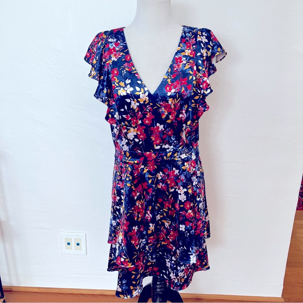 Parker Flower A Line Tiered Dress NWT